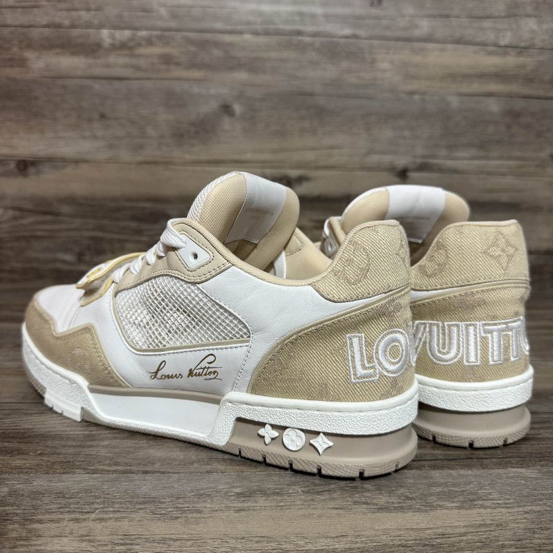 Louis Vuitton Louis Vuitton Trainer Stylish Low Top Sneakers 0079 Size US 8.5 / EU 41-42 - 9 Thumbnail