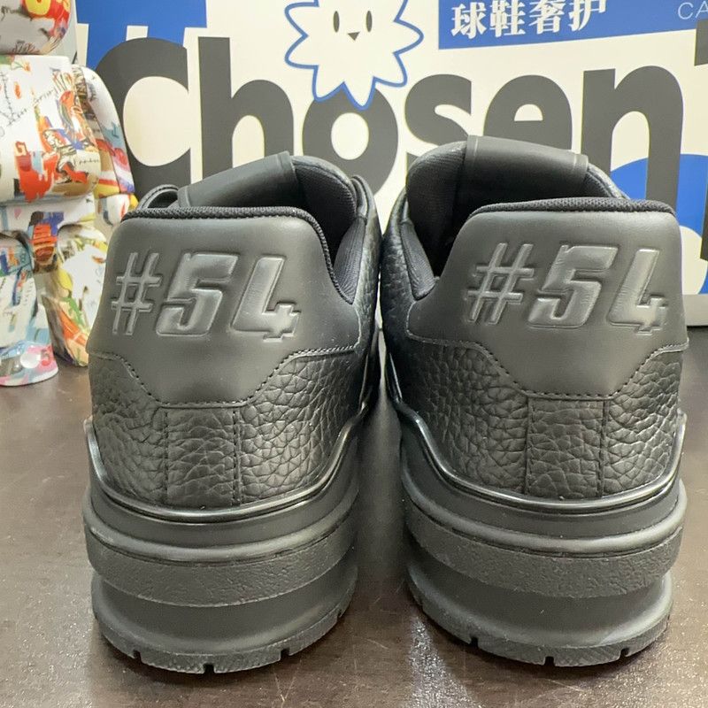 Louis Vuitton Louis Vuitton Trainer Monogram Black Sneakers 0079 Size US 8 / EU 41 - 3 Thumbnail