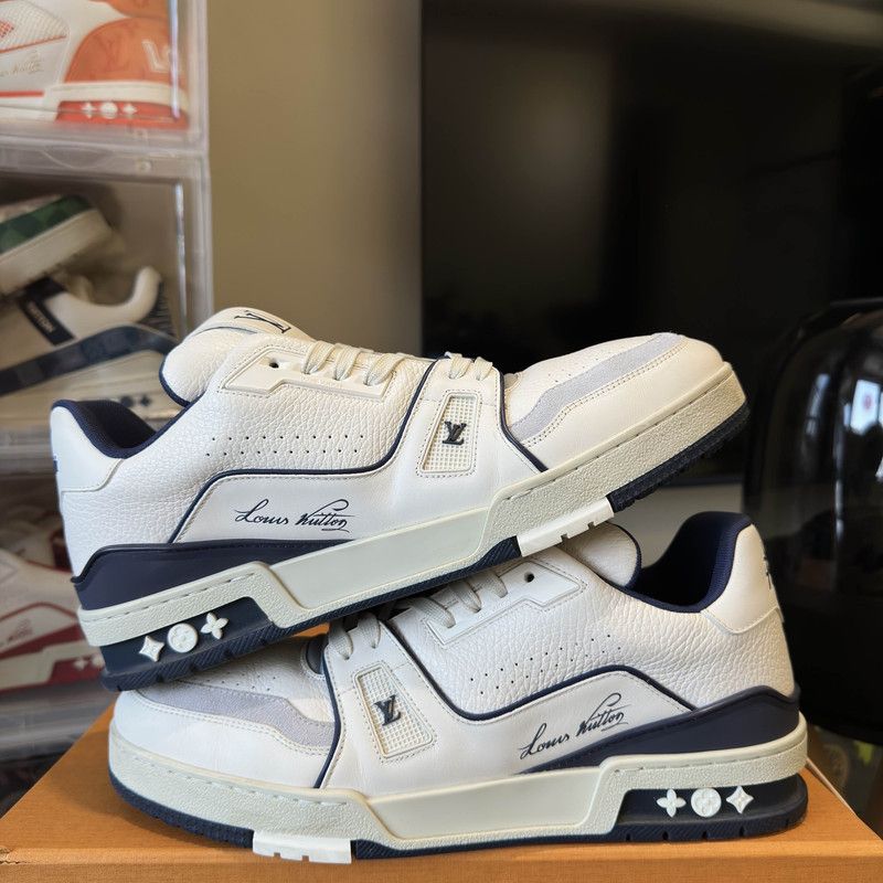 Louis Vuitton Louis Vuitton Low-top Stylish Trainers for Men and Women 0079 Size US 8.5 / EU 41-42 - 8 Thumbnail