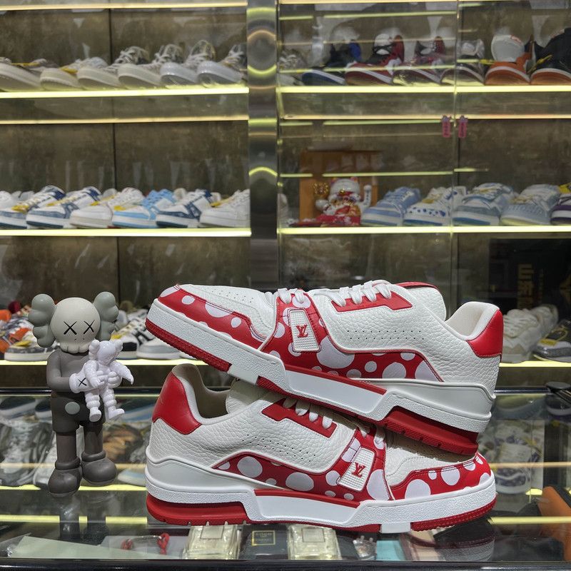 Louis Vuitton Yayoi Kusama x Louis Vuitton Trainer Fashion Sneakers 0079 Size US 8.5 / EU 41-42 - 8 Thumbnail