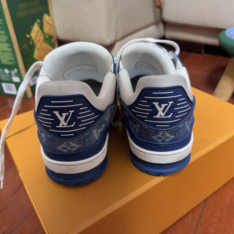 Louis Vuitton Louis Vuitton Denim Low-Top Trainers for All 0079 Size US 9.5 / EU 42-43 - 3 Thumbnail
