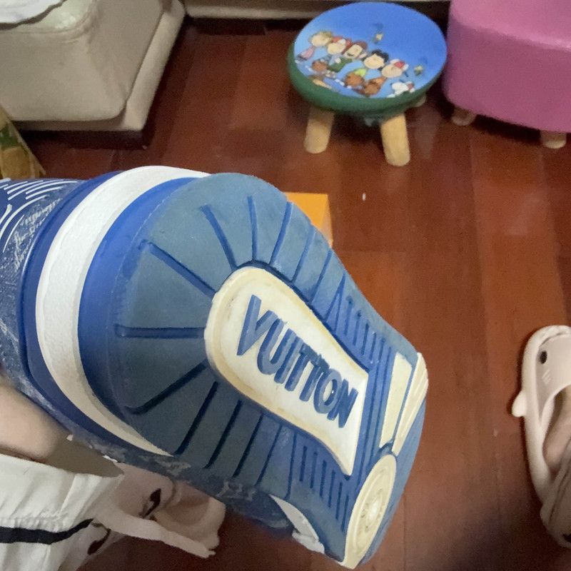 Louis Vuitton Louis Vuitton Denim Low-Top Trainers for All 0079 Size US 9.5 / EU 42-43 - 7 Thumbnail