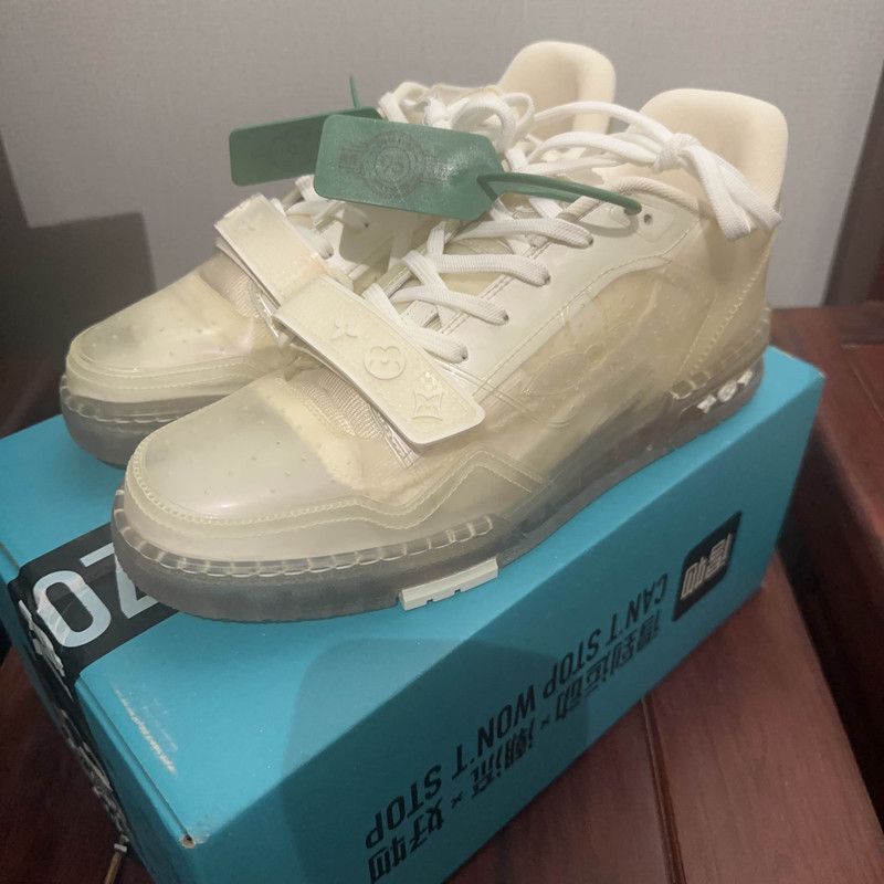 Louis Vuitton Louis Vuitton Transparent Logo Fashion Sneakers 0079 Size US 8.5 / EU 41-42 - 6 Thumbnail