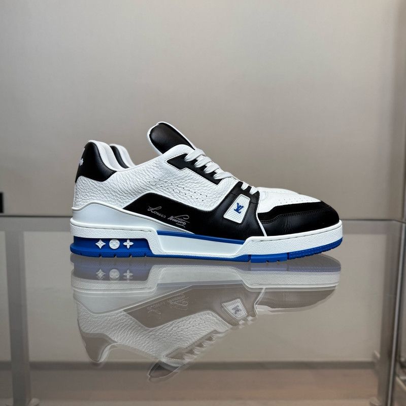 Louis Vuitton Louis Vuitton Trainer Low Leather Sneakers 0079 Size US 11 / EU 44 - 5 Thumbnail
