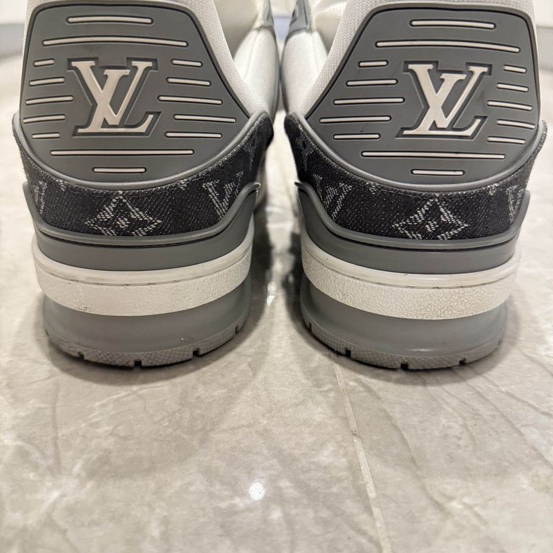 Louis Vuitton Louis Vuitton Trainer Low-Top Leather Sneakers 0079 Size US 9.5 / EU 42-43 - 3 Thumbnail