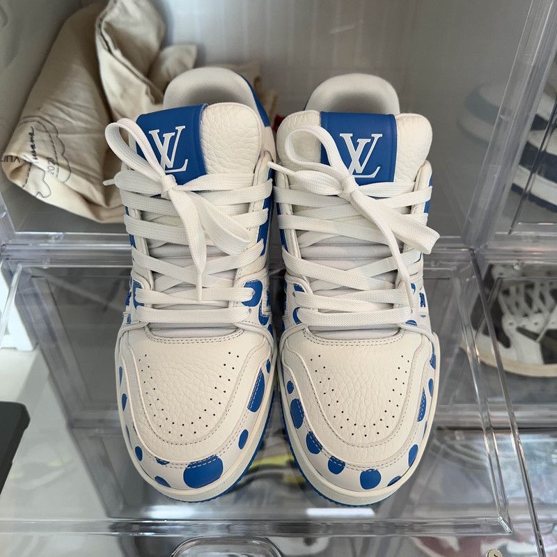 Louis Vuitton Yayoi Kusama x Louis Vuitton Trainer Sneakers 0079 Size US 6.5 / EU 39-40 - 2 Thumbnail