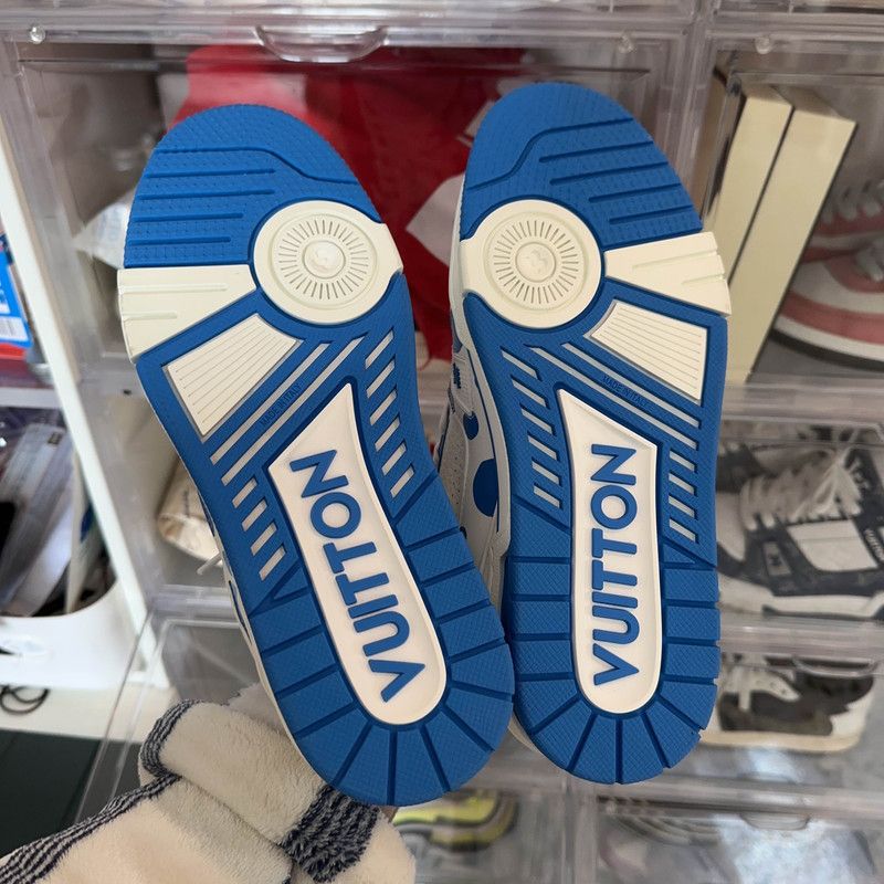Louis Vuitton Yayoi Kusama x Louis Vuitton Trainer Sneakers 0079 Size US 6.5 / EU 39-40 - 4 Thumbnail