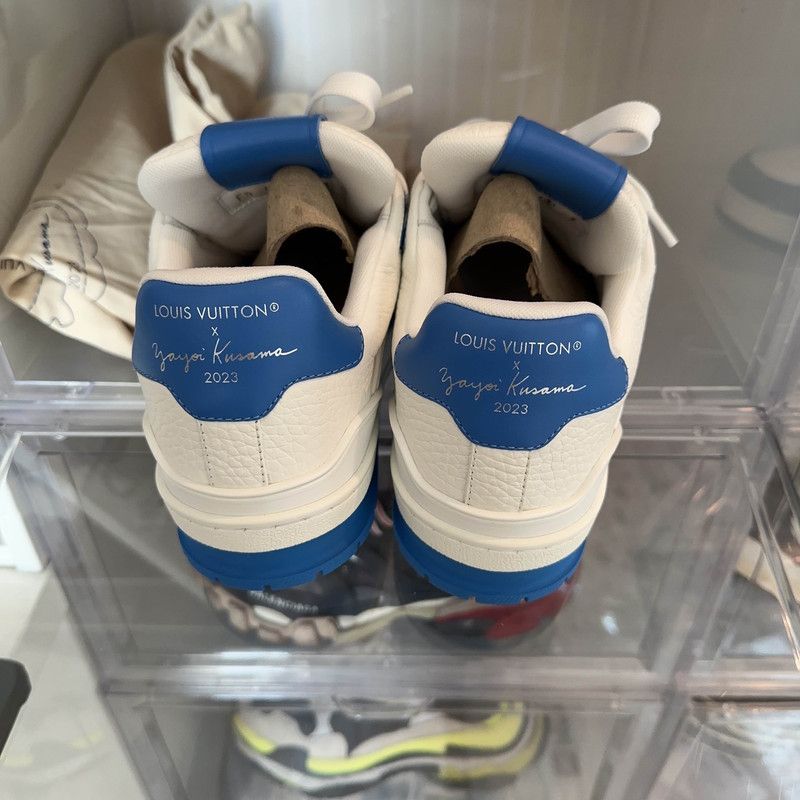 Louis Vuitton Yayoi Kusama x Louis Vuitton Trainer Sneakers 0079 Size US 6.5 / EU 39-40 - 3 Thumbnail