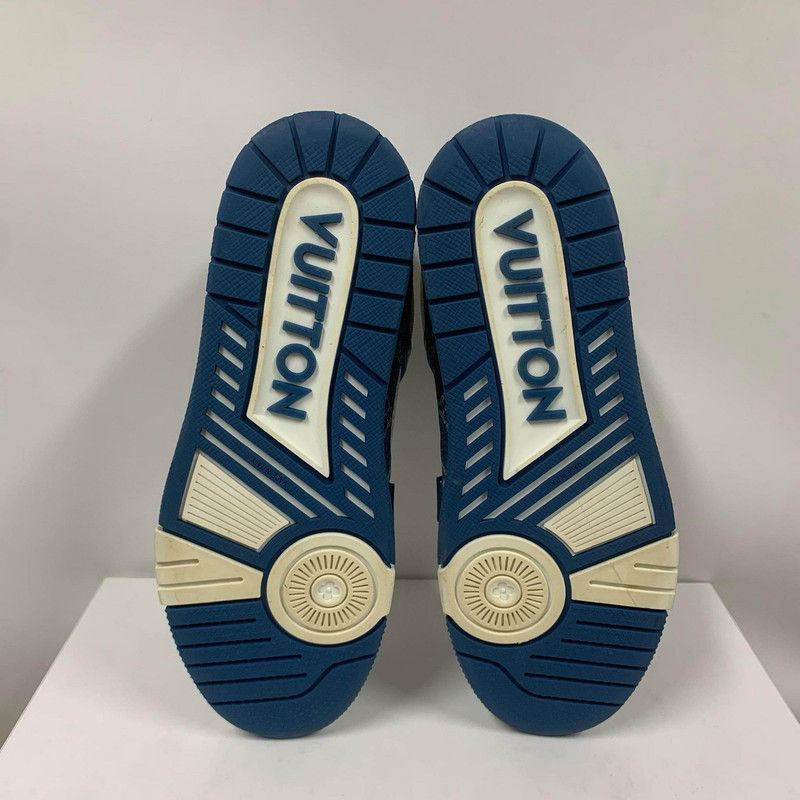 Louis Vuitton Louis Vuitton Denim Low-Top Fashion Sneakers 0079 Size US 8 / EU 41 - 4 Thumbnail