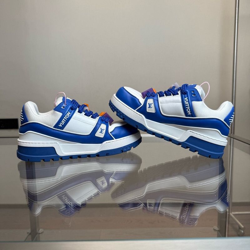 Louis Vuitton Louis Vuitton Trainer Maxi Low-Top Sneakers 0079 Size US 8.5 / EU 41-42 - 4 Thumbnail