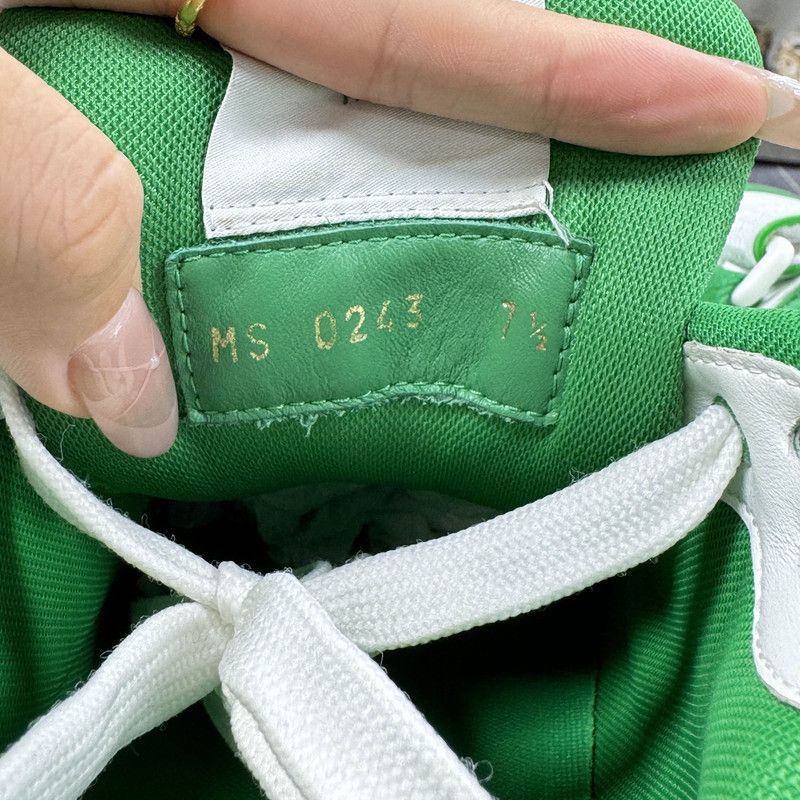 Louis Vuitton Louis Vuitton Stylish Green and White Trainer Sneakers 0079 Size US 8 / EU 41 - 5 Thumbnail