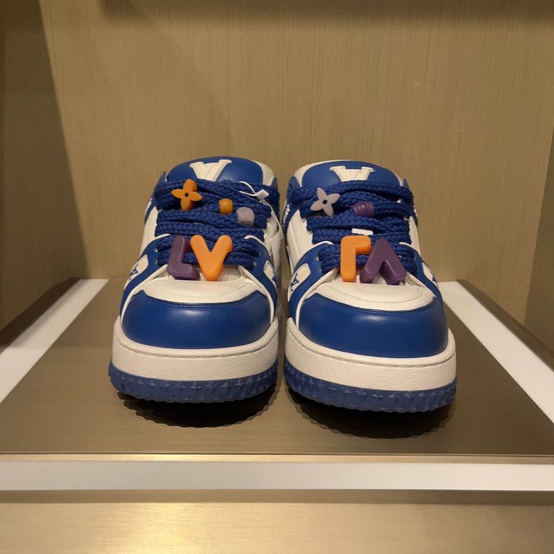 Louis Vuitton Louis Vuitton Trainer Maxi Leather Sneakers for Men 0079 Size US 9.5 / EU 42-43 - 2 Thumbnail
