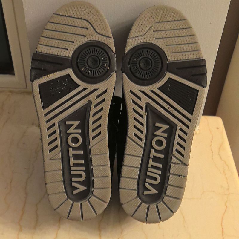 Louis Vuitton Louis Vuitton Denim Low-Top Trainers for Men and Women 0079 Size US 6.5 / EU 39-40 - 4 Thumbnail