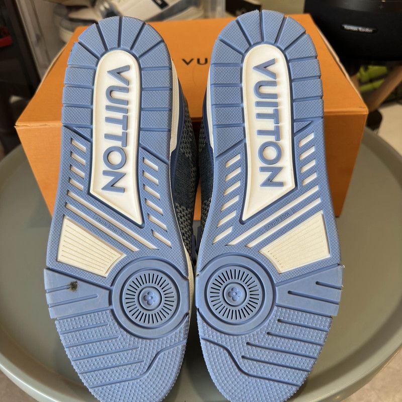 Louis Vuitton Louis Vuitton Trainer Leather Low-Top Sneakers 0079 Size US 9.5 / EU 42-43 - 3 Thumbnail