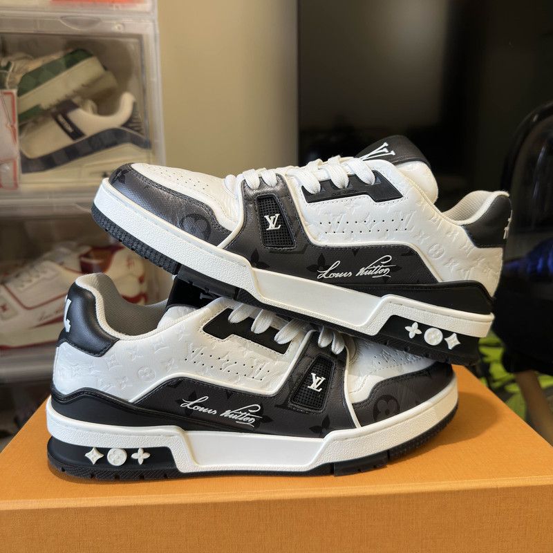 Louis Vuitton Louis Vuitton Trainer Low Fashion Sneakers 0079 Size US 8.5 / EU 41-42 - 9 Thumbnail