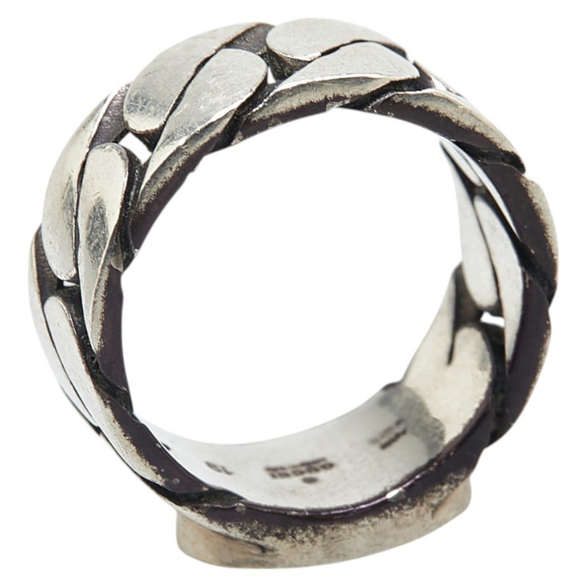 Gucci Gucci Interlocking G Chain Ring #19 SV925 Silver Men's GUCCI Size ONE SIZE - 6 Thumbnail