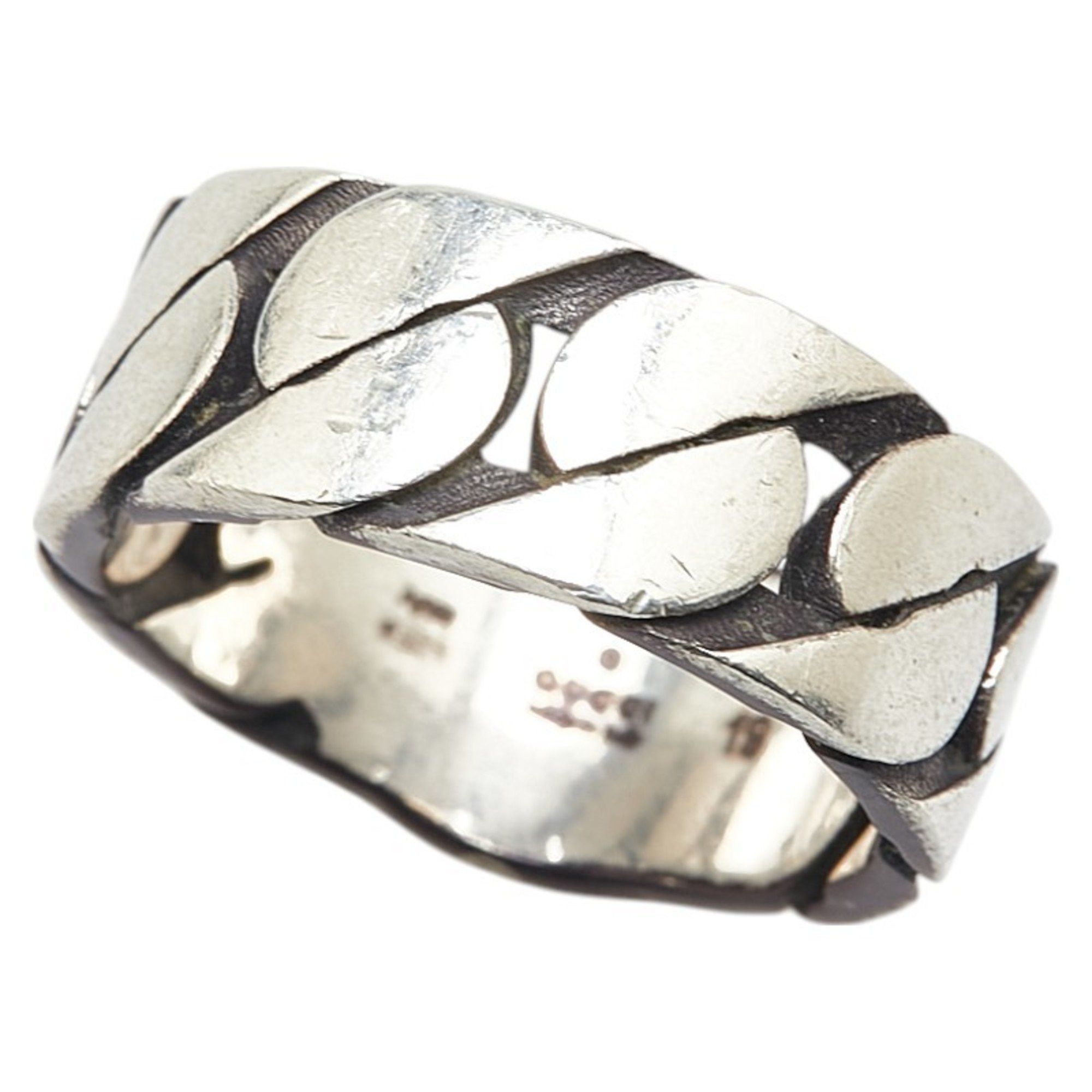 Gucci Gucci Interlocking G Chain Ring #19 SV925 Silver Men's GUCCI Size ONE SIZE - 5 Thumbnail