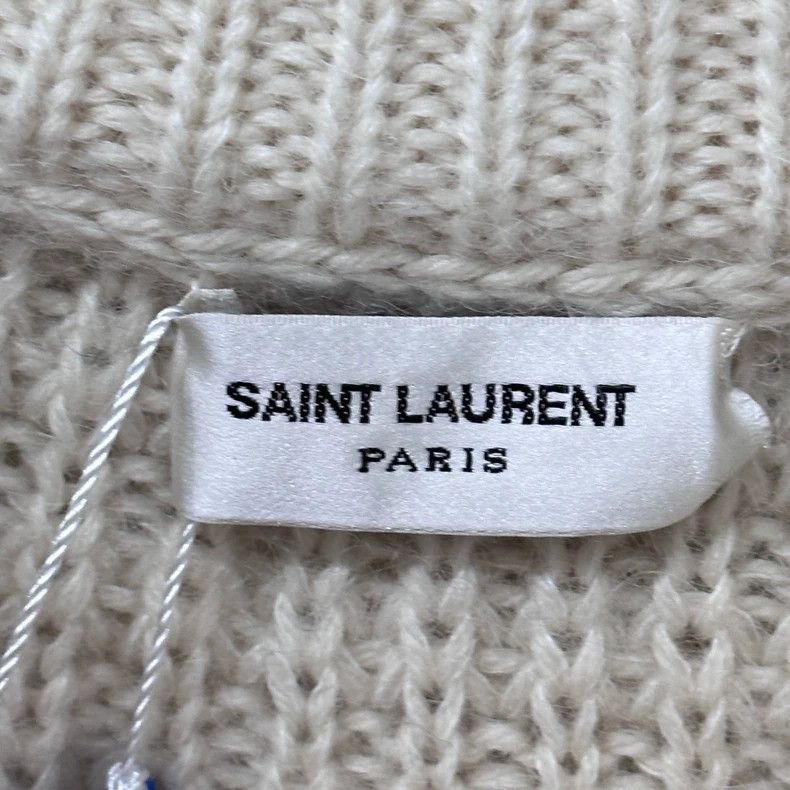Yves Saint Laurent Striped Hooded Knit Sweater Size US S / EU 44-46 / 1 - 3 Thumbnail