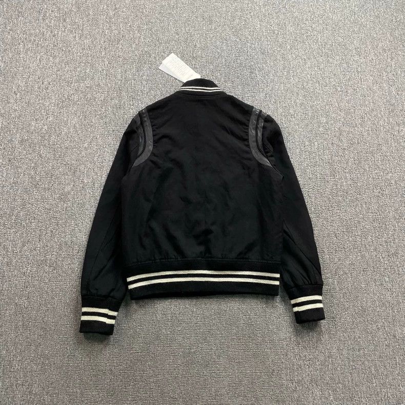 Yves Saint Laurent Saint Laurent Black and White Baseball Jacket Size US L / EU 52-54 / 3 - 2 Thumbnail