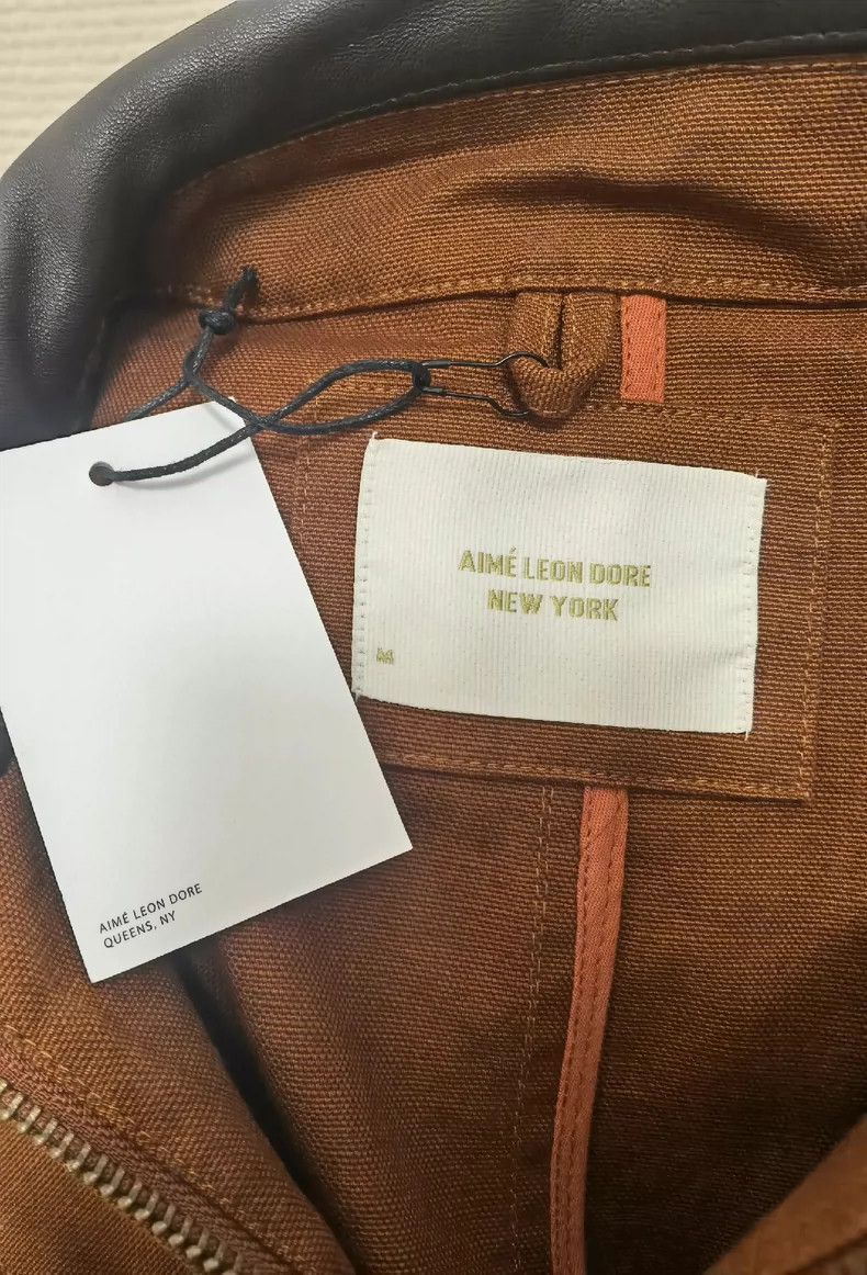 Leon Emanuel Blanck AIMÉ LEON DORE Canvas Flight Jacket - dmc Size US M / EU 48-50 / 2 - 5 Thumbnail