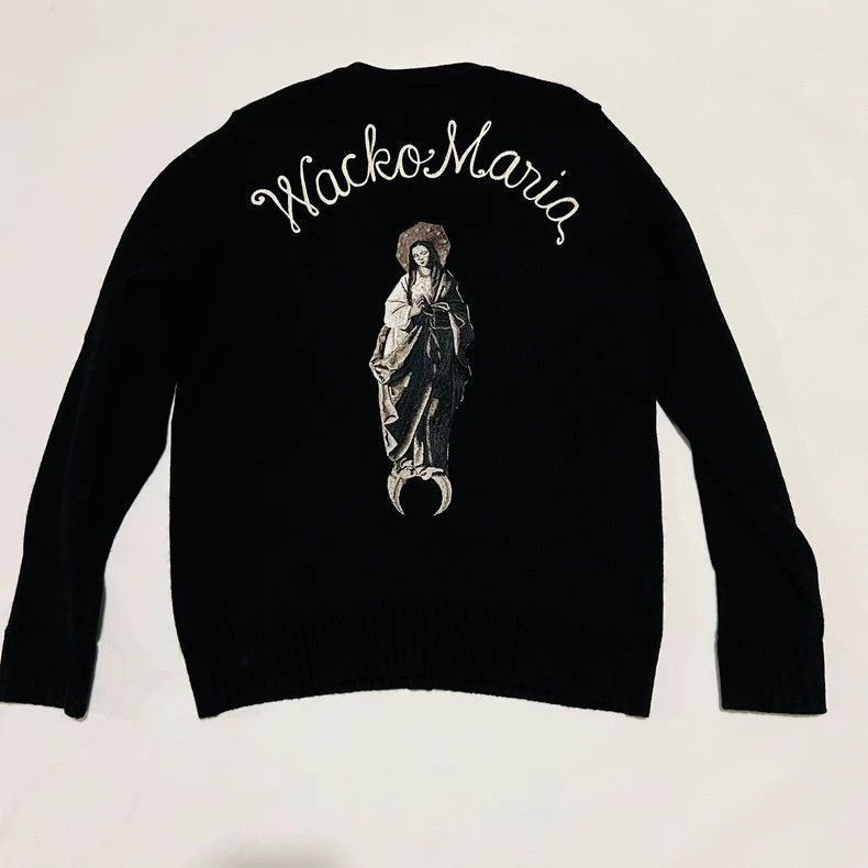 Wacko Maria WackoMaria Embroidered Cardigan Sweater Made in Japan- DMC Size US L / EU 52-54 / 3 - 9 Thumbnail