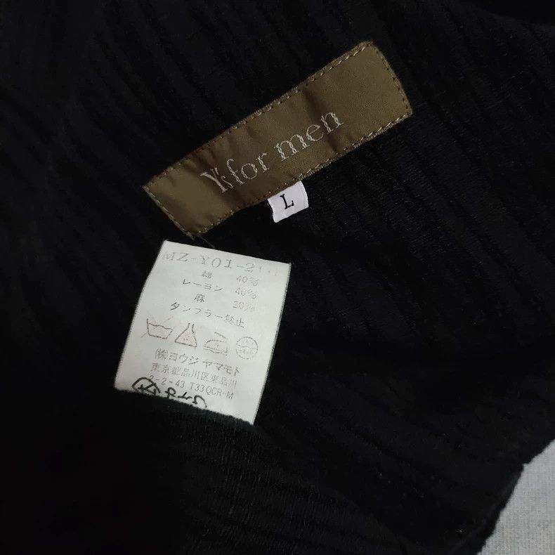 Yohji Yamamoto Yohji Yamamoto Black Zip Jacket for Men- DMC Size US L / EU 52-54 / 3 - 5 Thumbnail