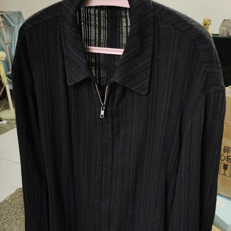 Yohji Yamamoto Yohji Yamamoto Zip-Up Jacket for Men Size US L / EU 52-54 / 3 - 2 Thumbnail