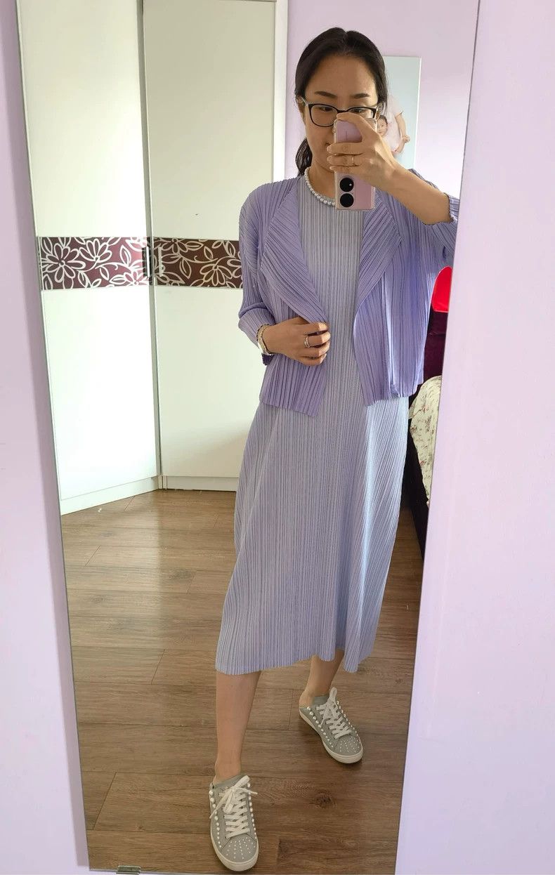 Issey Miyake issey miyake pleats please pleated dress-dmc Size M / US 6-8 / IT 42-44 - 4 Thumbnail