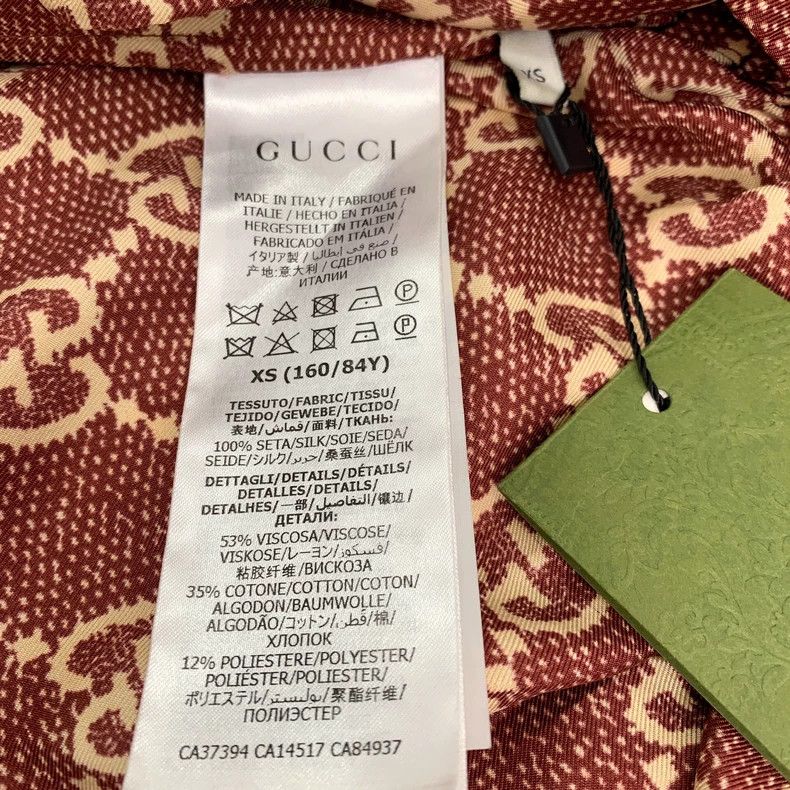 Gucci gucci brown logo zip-neck dress with waist details-dmc Size S / US 4 / IT 40 - 7 Thumbnail