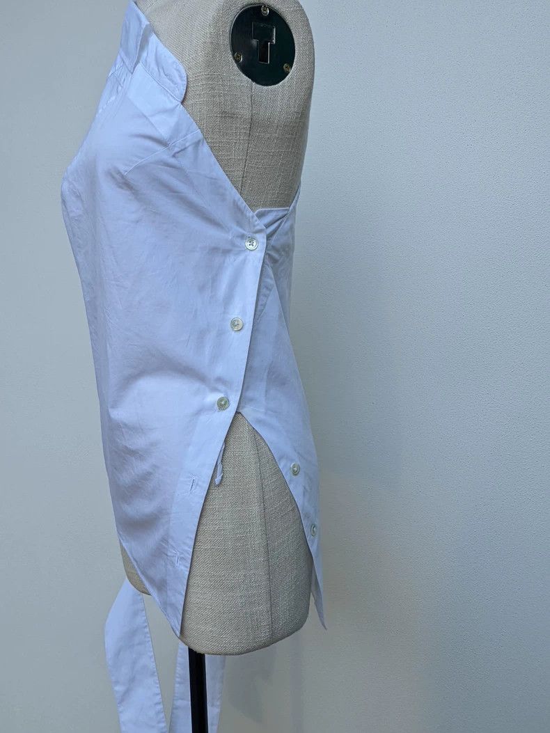 Ann Demeulemeester ann demeulemeester deconstructed white shirt Size US M / EU 48-50 / 2 - 5 Thumbnail