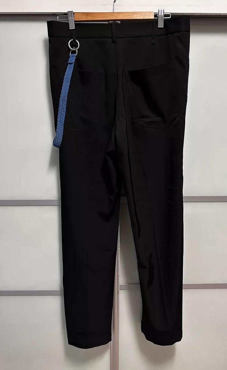 Anonymous Club black drape long pants with strap Size US 31 - 2 Thumbnail