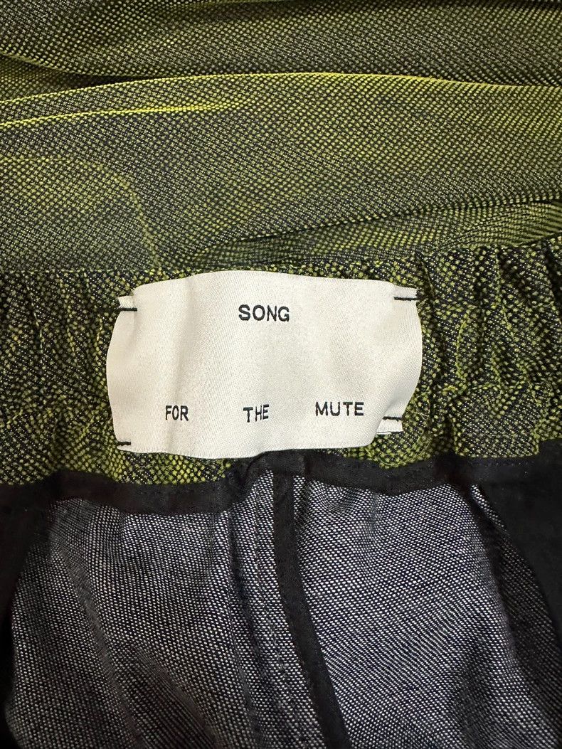 Song For The Mute green relaxed button-up casual pants Size US 31 - 4 Thumbnail