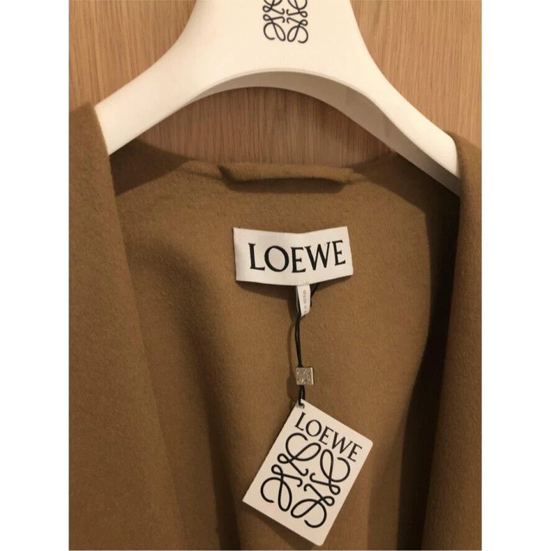 Loewe Loewe 2021 New Camel Cashmere Hooded Cape Size US M / EU 48-50 / 2 - 3 Thumbnail