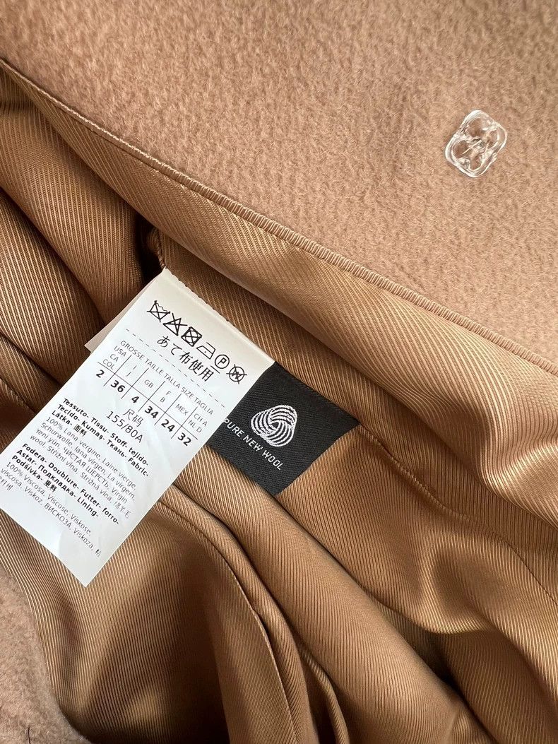 Max Mara maxmara resina camel cashmere coat Size XXS / US 00 / IT 34 - 4 Thumbnail