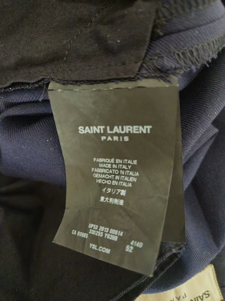Saint Laurent Paris saint laurent 2013fw zipper tailored pants Size US 31 - 8 Thumbnail