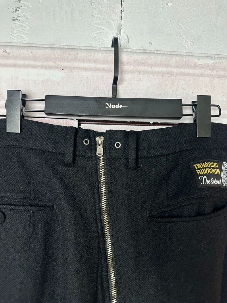 Takahiromiyashita The Soloist. black zippered trousers with front pockets Size US 31 - 4 Thumbnail
