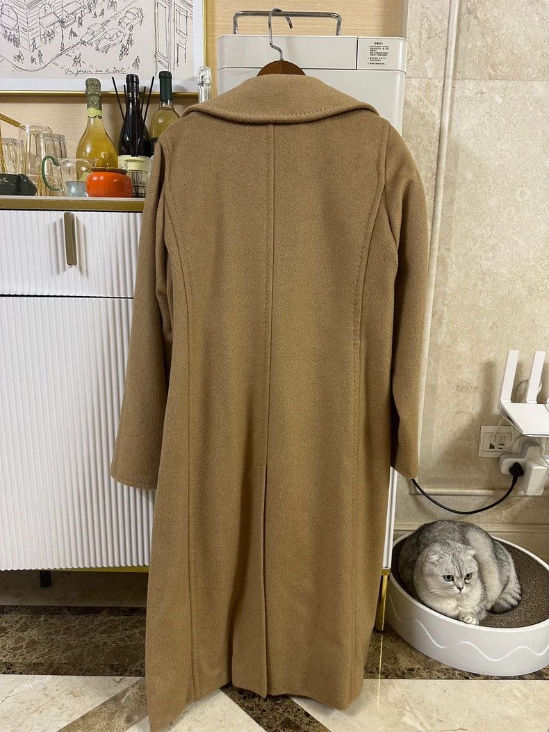 Max Mara maxmara camel wool coat with belt Size US M / EU 48-50 / 2 - 2 Thumbnail