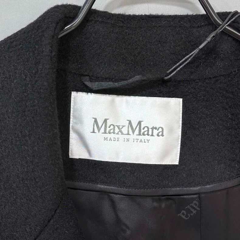 Max Mara black long coat from MaxMara Size US L / EU 52-54 / 3 - 4 Thumbnail