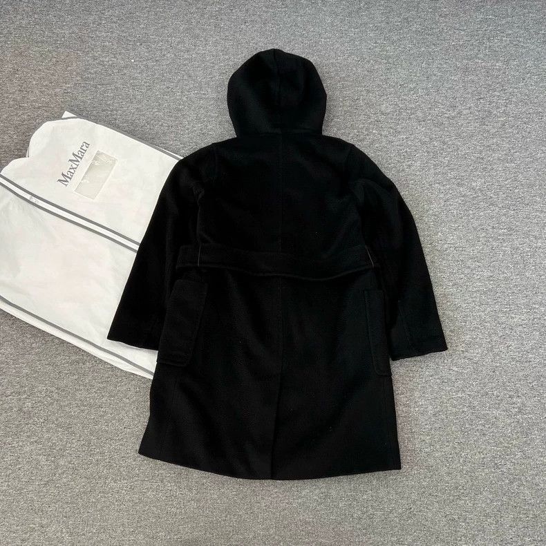 Max Mara maxmara black bathrobe coat Size S / US 4 / IT 40 - 2 Thumbnail