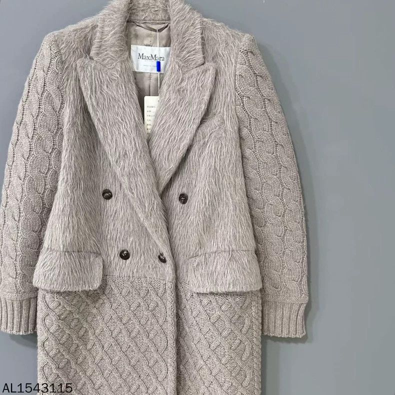 Max Mara MaxMara Cashmere Knit Coat Size US S / EU 44-46 / 1 - 2 Thumbnail