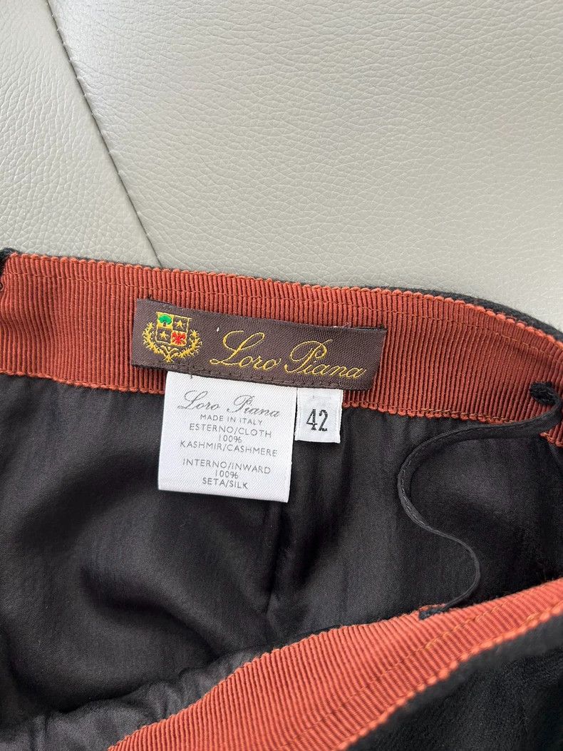 Loro Piana loropiana black cashmere skirt - dmc Size 42" / US 20 - 3 Thumbnail