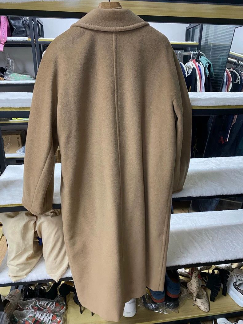 Max Mara MaxMara Camel Wool Overcoat with Belt Size US L / EU 52-54 / 3 - 2 Thumbnail