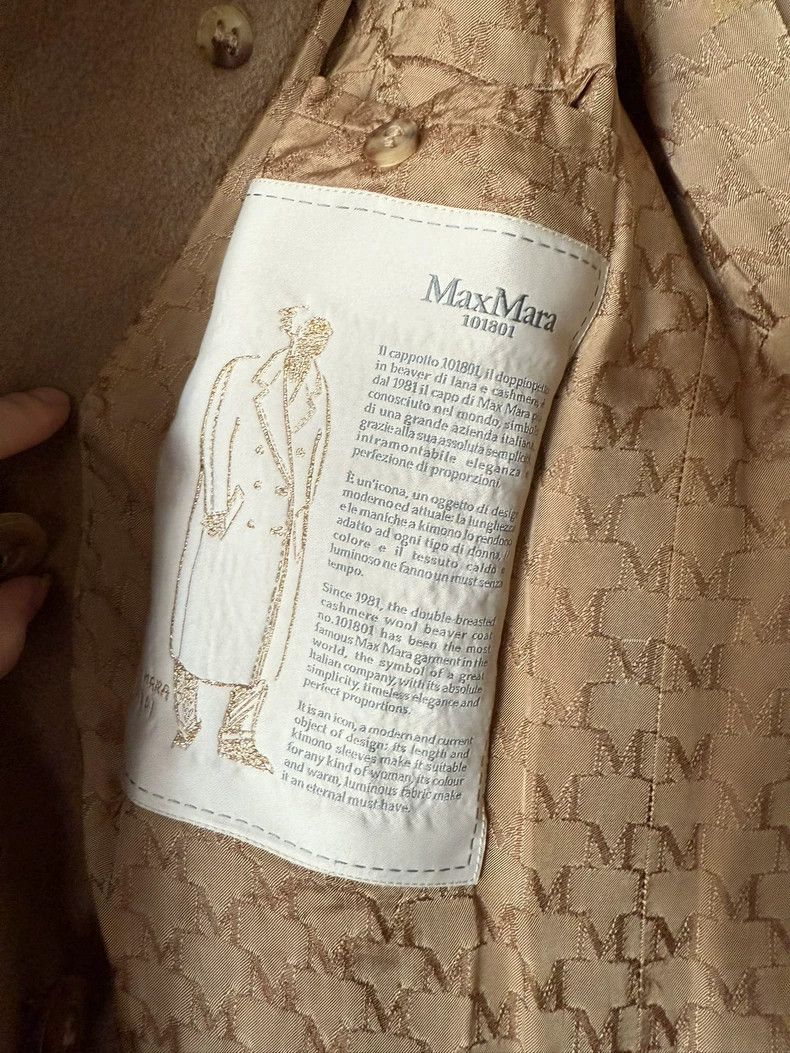 Max Mara MaxMara Classic Camel Wool Coat Size US S / EU 44-46 / 1 - 3 Thumbnail