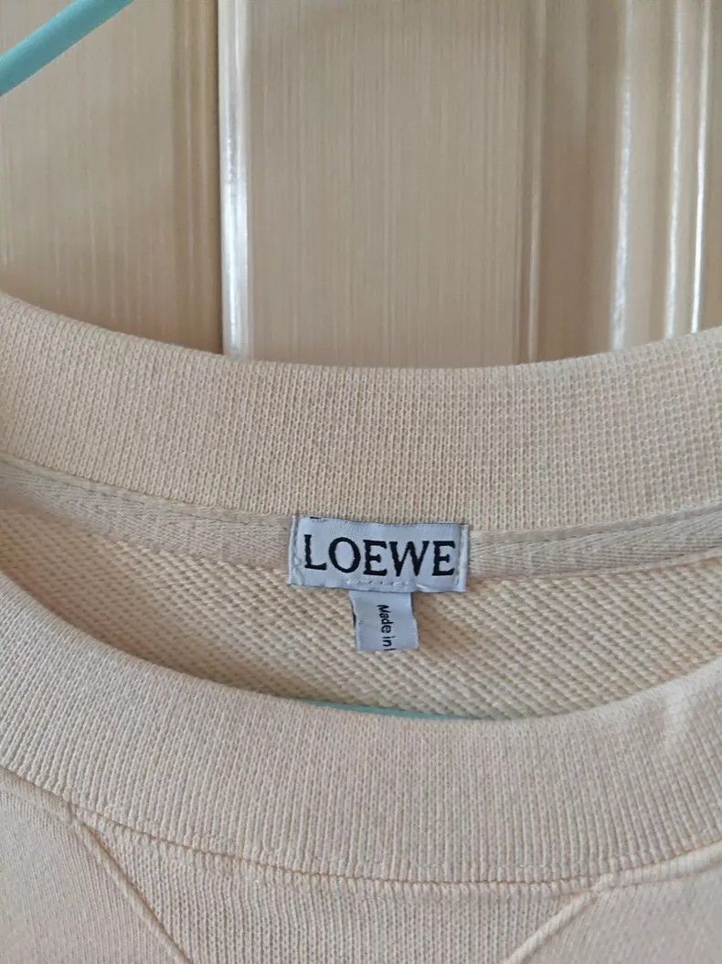 Adidas beige sweatshirt with classic embroidered logo Size US M / EU 48-50 / 2 - 3 Thumbnail