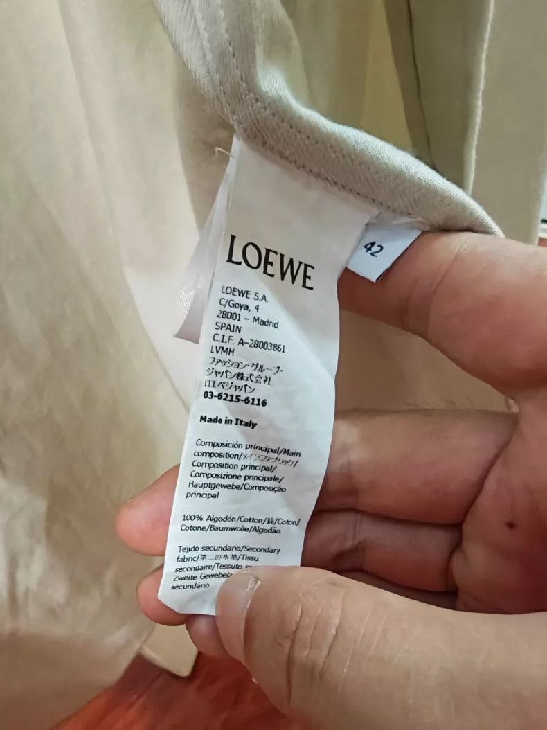 Loewe beige long sleeve button-up shirt Size US M / EU 48-50 / 2 - 3 Thumbnail