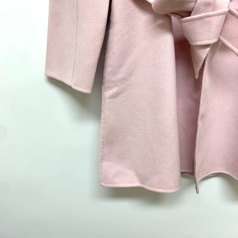 Max Mara MaxMara Pink Hooded Wool Coat Size XS / US 0-2 / IT 36-38 - 6 Thumbnail