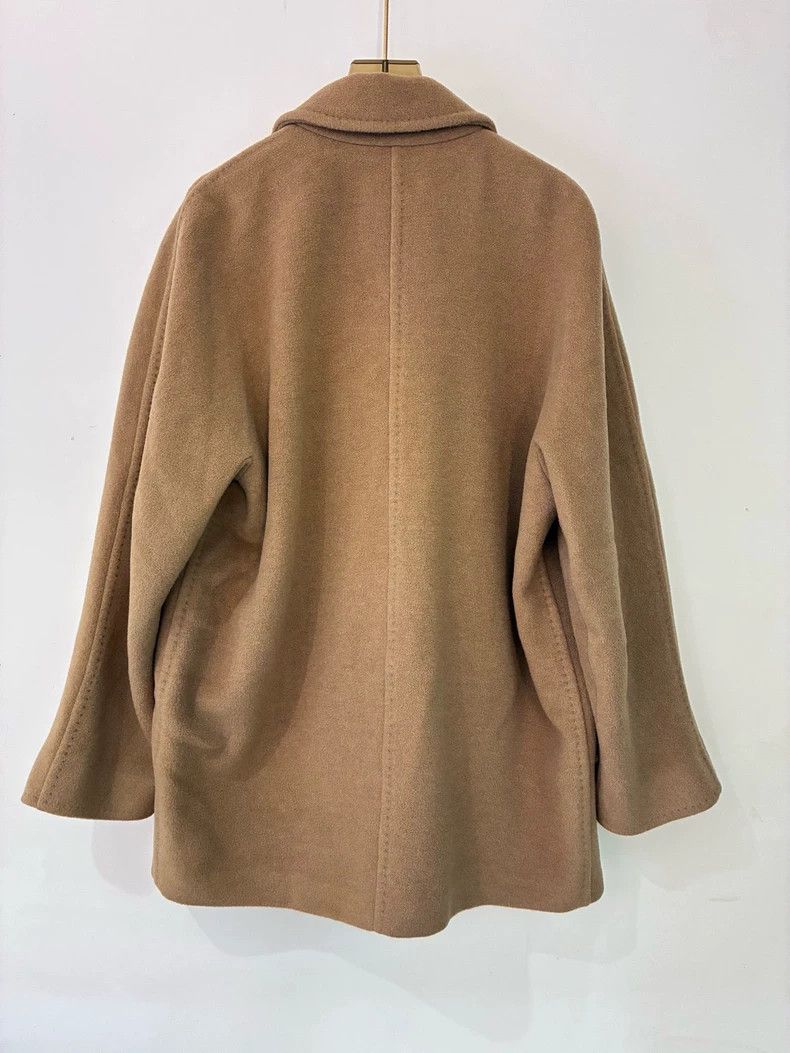 Max Mara MaxMara Beige Short Wool Coat 101801 Size US XS / EU 42 / 0 - 3 Thumbnail