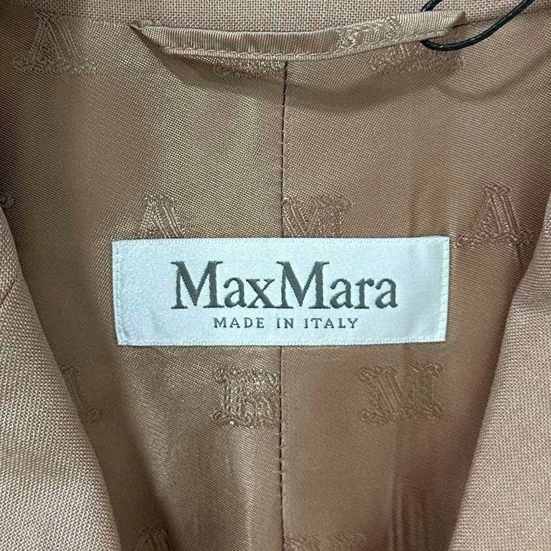 Max Mara MaxMara Pink Double-Breasted Blazer Size L / US 10 / IT 46 - 5 Thumbnail