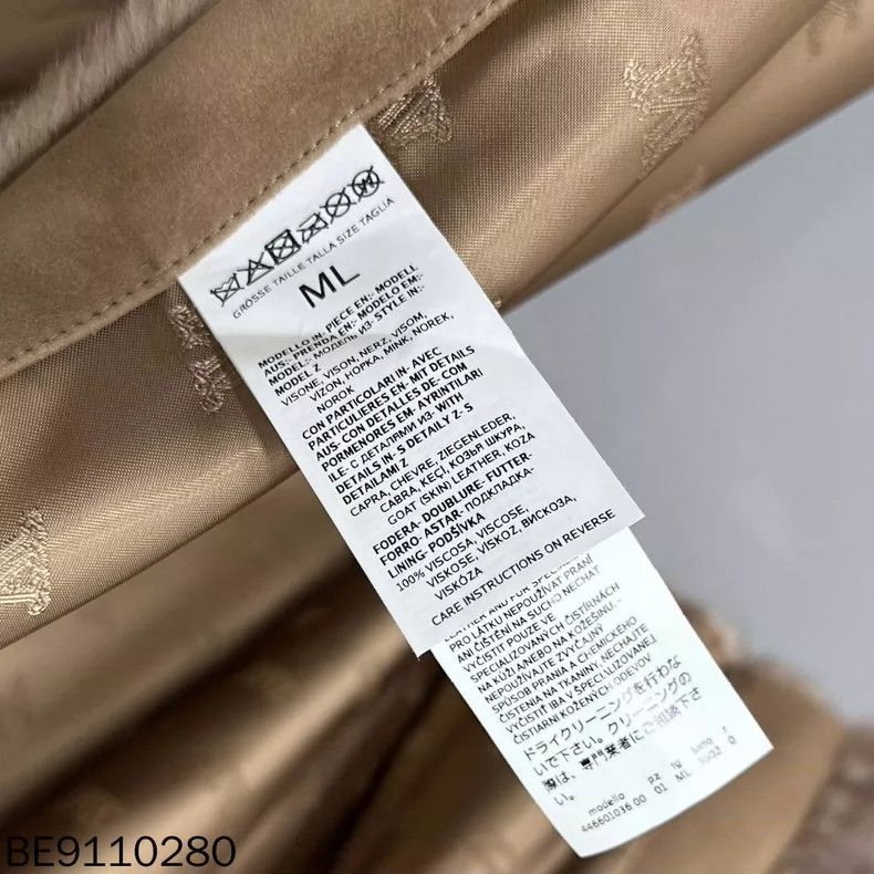 Max Mara MaxMara Mink Fur Shawl Coat Size US L / EU 52-54 / 3 - 7 Thumbnail