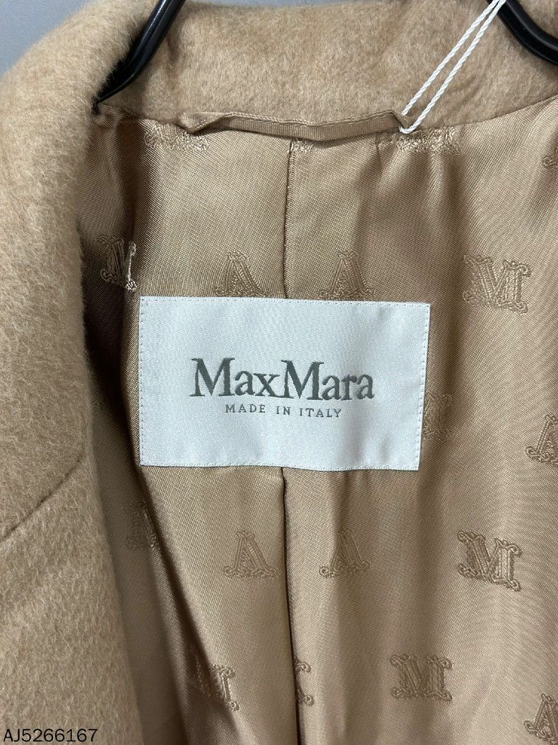 Max Mara MaxMara Camel Wool Blend Coat Size US XL / EU 56 / 4 - 5 Thumbnail